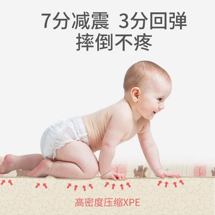 Custom Eco-Friendly Xpe Waterproof New Baby Crawling Foldable Play Mat Gym