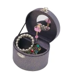 Custom Fashion Semicircle Cardboard Jewelry Ballerina Music Box With Mirror
