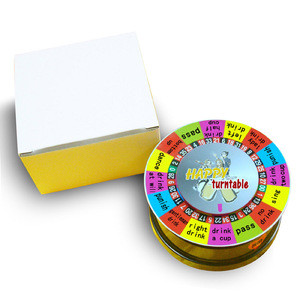 custom logo color electric entertainment roulette for drinking bingo game