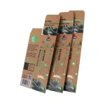 Custom logo printed kraft paper box cosmetic packaging