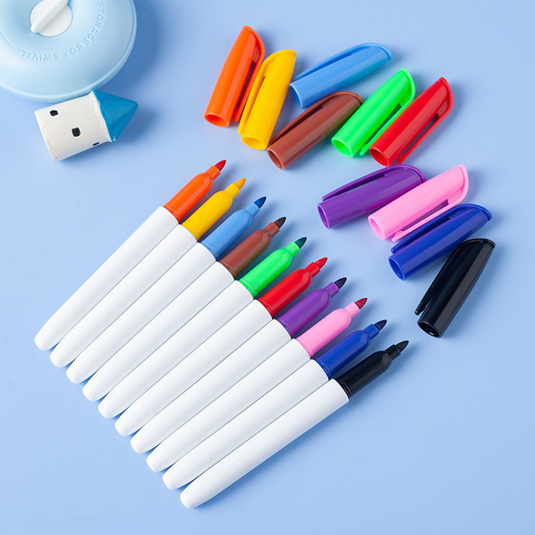 Buy Custom Package Permanent Fine Marker Set Of 8 Or 12 from Anhui ...