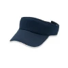 custom plain sun visor cap for sun protection with towel fabric sweatband  for women