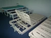 Custom plastic hospital product Medical headboard medical beds of Hospital Furniture