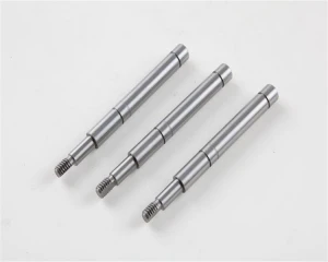 Custom precision stainless steel spindle  shaft threaded shaft machining parts