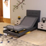Custom Single Or King Size Remote Control Adjustable Bed Frame Smart Electric Bed Frame Came With Okin Motor