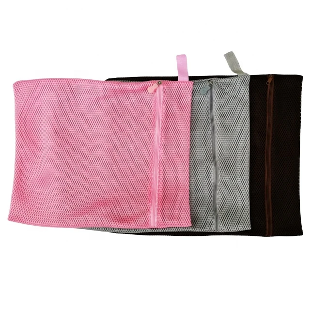 custom size wholesale reusable net shopping bag place wash products soft fashion colorful mesh cloth travel bags
