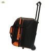 Custom Sports Functional 2 Ball Trolley Bowling Ball Bag with Wheels
