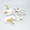 Custom white ceramic bath set bathroom accessories set