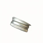 Custom Wholesale  Factory High Quality Food Grade Aluminum Cosmetics Lid, Metal Aluminum Perfume Bottle Screw Cover Cap