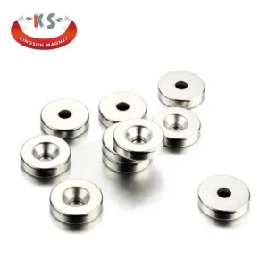 Customizable N52 Disc Neodymium Magnet NdFeB Rare Earth Countersunk Magnetic Materials