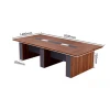 Customizable square design for modern office meeting rooms with wooden tables for wholesale 2400mm*1200mm 2 person