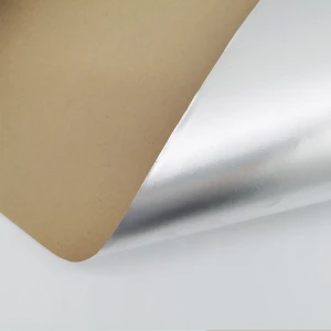 customization Length PE Aluminum Foil Kraft Silver Foil Paper