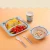 Import Customize animal pattern printing bamboo fiber tableware set for kids from China