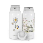 Customize wholesale kettle coffee double tea pot kettle set 1.5L white