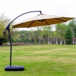 Customized 3.5 X 3.5m Large Pink Luxury The Restaurant Outdoor Umbrella