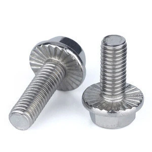 customized hex head stainless steel flange bolts  for sale