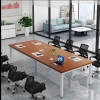Customized Modern Combination Wooden Desk Office Room Conference Meeting Table and Chairs