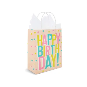 Customized new craft printed high end exquisite gift packaging birthday party paper bags
