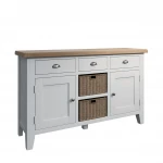 Customized Oak Wood Style Storage Packing Room Modern Furniture Large Sideboard Made in Vietnam