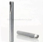 Customized PCD tip end mills PCD milling cutters for milling aluminum alloy and Acrylic