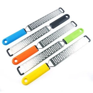 Customized private label stainless steel blade cheese grater lemon zester Manufacturer