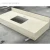 Import Customized Size Bathroom Quartz Stone Countertops Vanity Top with Sink from China