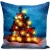 Import D1945 45*45 Home Sofa Car Decor Led Light Luminous Cushion Cover Set Gifts Christmas XMAS Santa Claus Reindeer Pillow Case from China