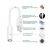 Import DAC BSE3002 type c to 3.5mm headphone earbuds jack audio adapters  USB c cable connector Aux Audio Dongle converter from China