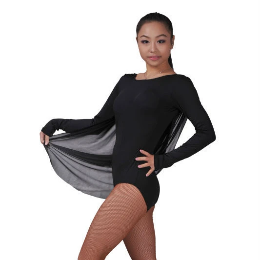 Dance costumes clothes Latin practise tops girls latin practice dance wear