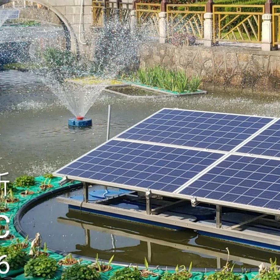 DC48v 1HP/ 0.75kw solar powered aerator oxygen floating aerator for fish pond