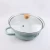 Import decal process enamel cookware pot with glass cap wooden lid from China