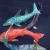 Import Decorative colors Whale Glass Crafts from China