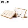 DIGU Custom  Jewelry Display Trays For Gemstone And Diamond Showcase Solid Wood  Tray