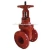Import DIN3352 Ductile Iron+ EPDM Rising Stem Gate Valve from China