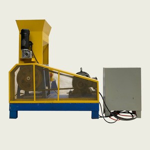 Direct factory  food processing line floating catfish feed pellet making machine/Small fish farm cheap floating feed extruder