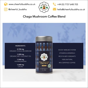 Direct Factory Supply of 100% Natural Chaga Mushroom Coffee Blend at Least Price