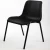 Import Discount High Quality Black School Chair England Stackable metal Frame PP Plastic Chair from China