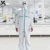 Import Disposable isolation safety chemical civil full coverall protective clothing hazmat  suit from China
