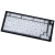 Import DK75 Mechanical Keyboard Kit With Knob  RGB Wired Type-C 75% Layout DIY Gaming keyboard white/black transparent Kit from China