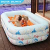 Doctor Dolphin Water Special Three Layer Design White Back Garden Outdoor Inflatable Pool Childrens Swimming Pool