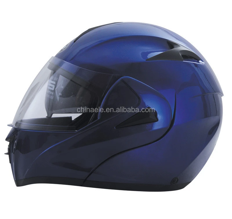 DOT FMVSS 218 filp up  motorcycle helmet with inner lens