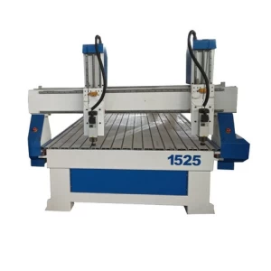 Double head 1525 wood metal cnc router engraving machine