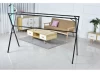 Double side Laundry Rack  Removable  Parallel Bars Clothes Garment Rack