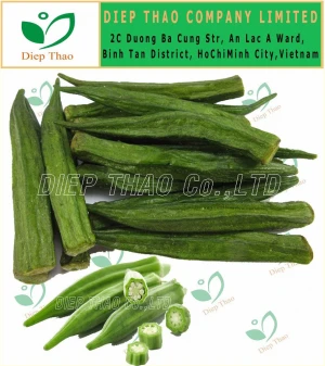 DRIED VEGETABLES FREEZE DRIED OKRA FOR SALE