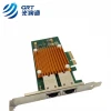 Dual Port Copper 10 Gigabit Ethernet PCI Express Server Adapter Intel X550-AT2 Based