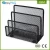 Import EasyPAG 4 stacking sorter sections black wire mesh desktop paper letter holder from China