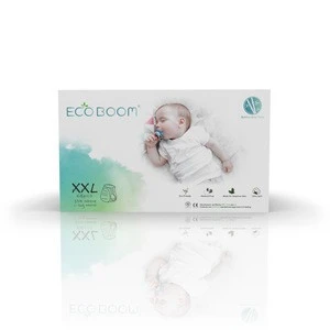 ECO BOOM Premium quality disposable bamboo diaper japan SAP baby diaper pants manufacturer in china