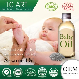 Eco Friendly best baby oil essential oil added