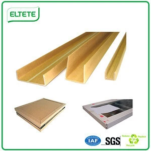 Edge protection U channel cardboard for door or plates