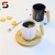 Import EGRAND Mug Hot Sale Gift Porcelain Mug, Bamboo Lid Ceramic Cup With Lid And Spoon, Wooden Handle Ceramic Coffee Mug from China